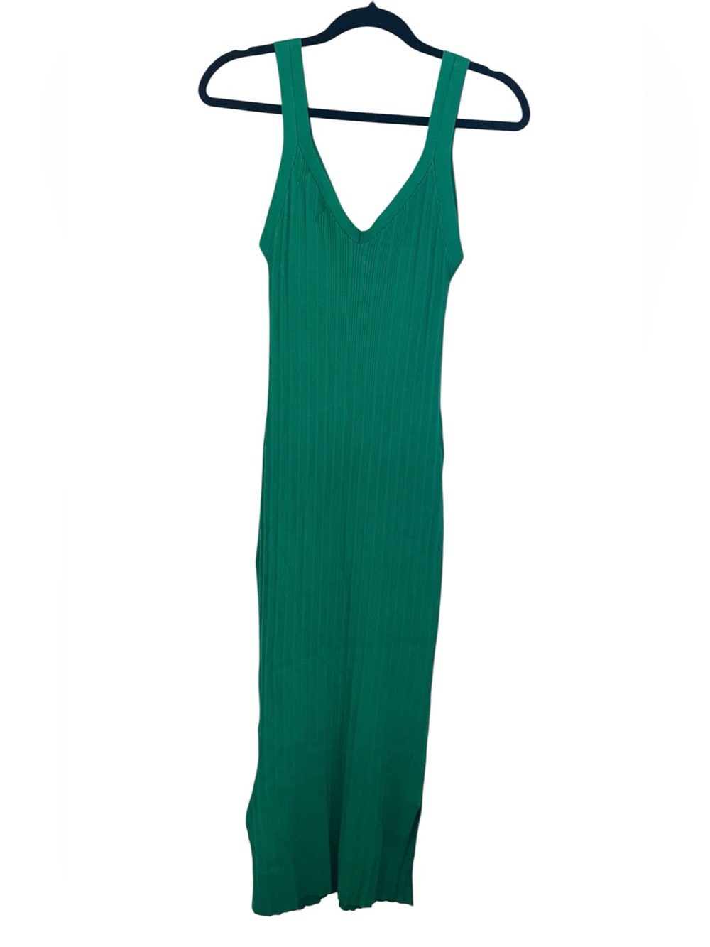 Olive + Oak V-Neck Ribbed Midi Sweater Dress L NWT - Picture 7 of 7